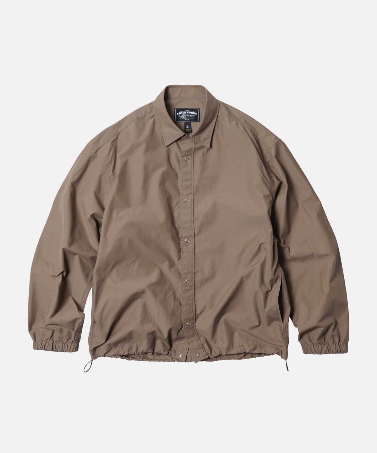 프리즘웍스(FRIZMWORKS) NYLON STRING SHIRT JACKET _ CAPPUCCINO