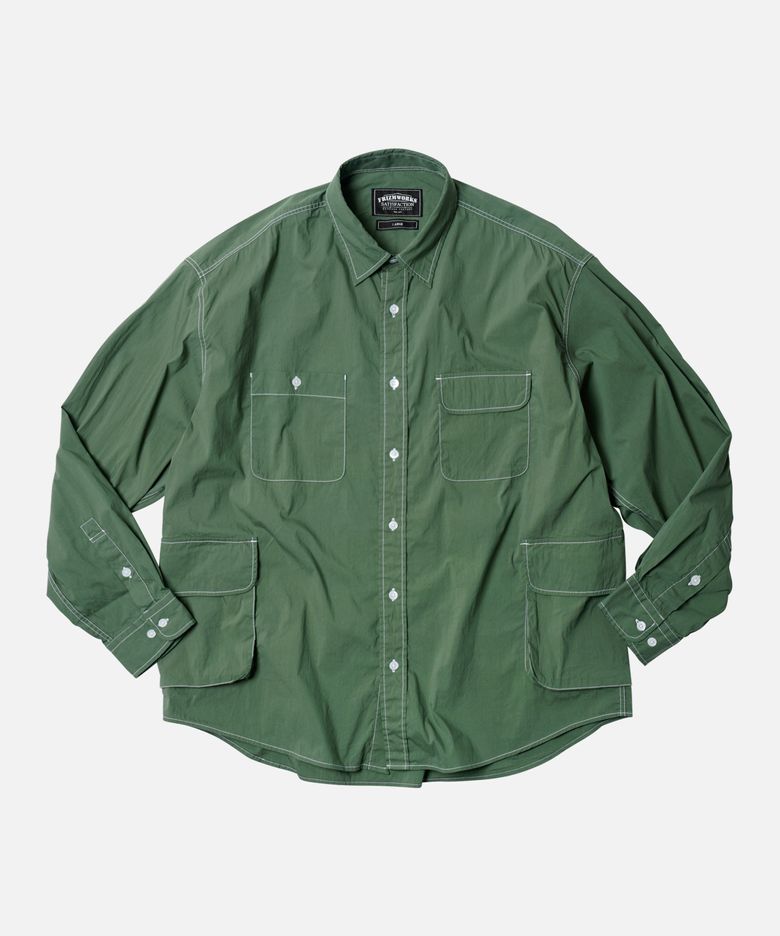 GREAT POCKET SHIRT JACKET _ HUNTER GREEN