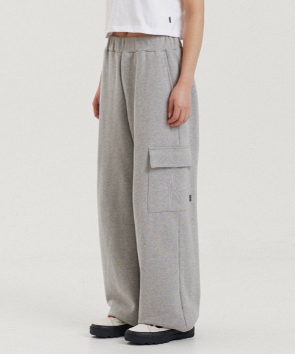 더파코(THE FACO) FAVICON CARGO JOGGER PANTS GRAY