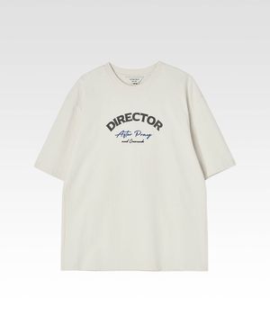 디렉터 프린트 티셔츠 크림