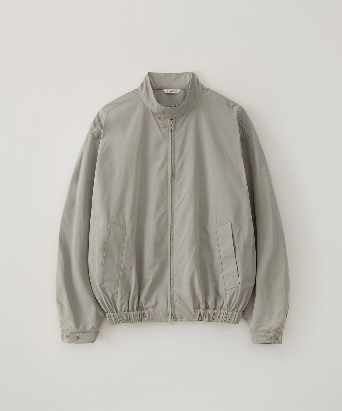 블랭크룸(BLANKROOM) 해링턴 쉘 자켓_KHAKI GRAY