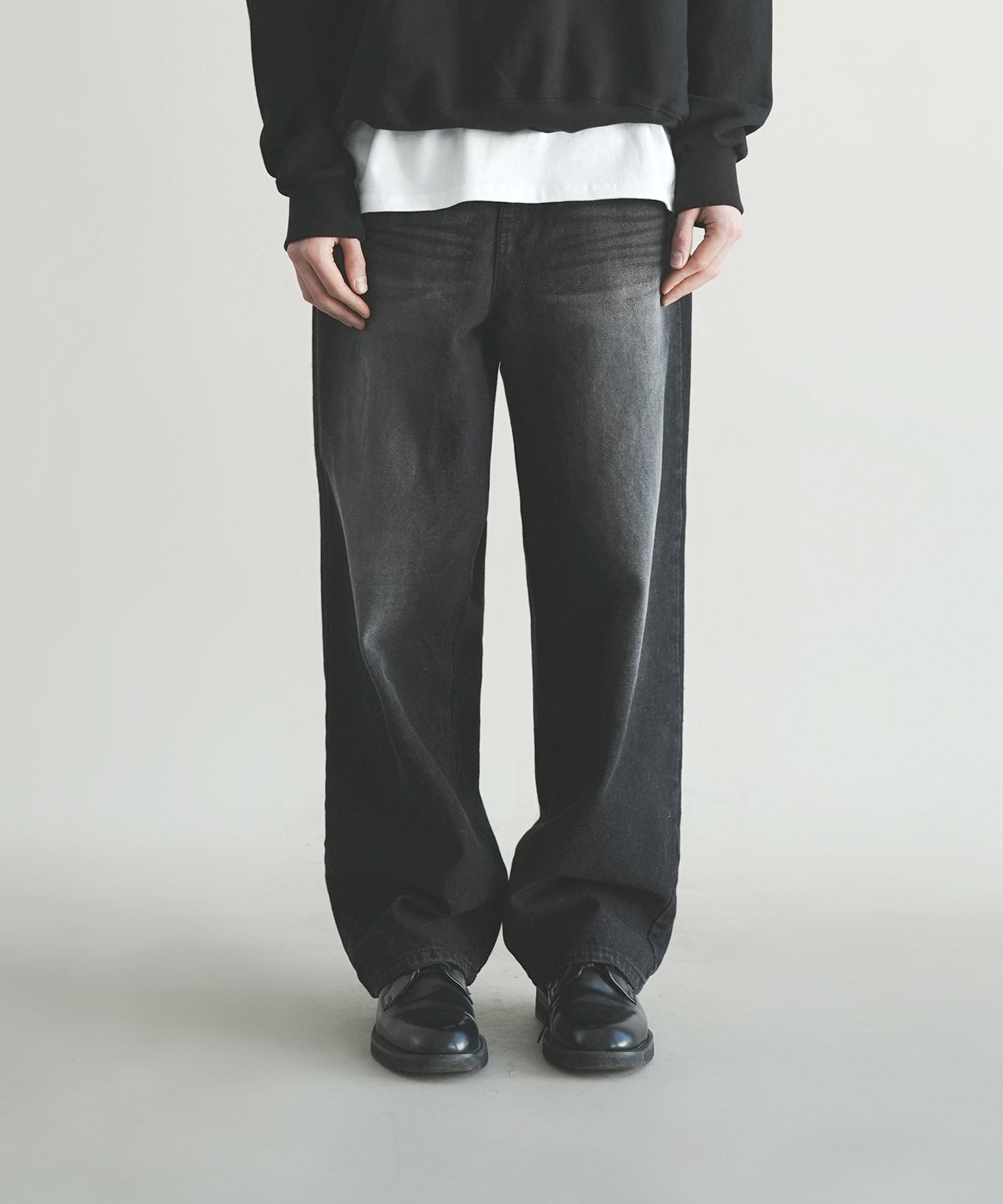 MUSINSA公式 | WAAR W1052 Wide Cotton Shorts Pants_Ivory
