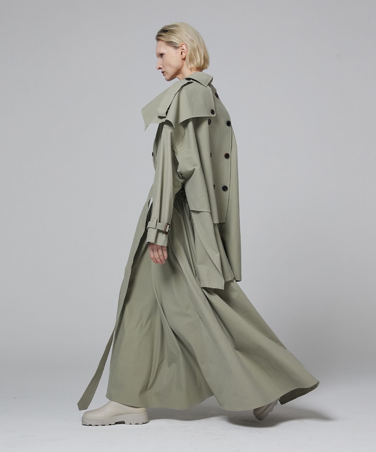 므아므(MMAM) Signature trench coat dress