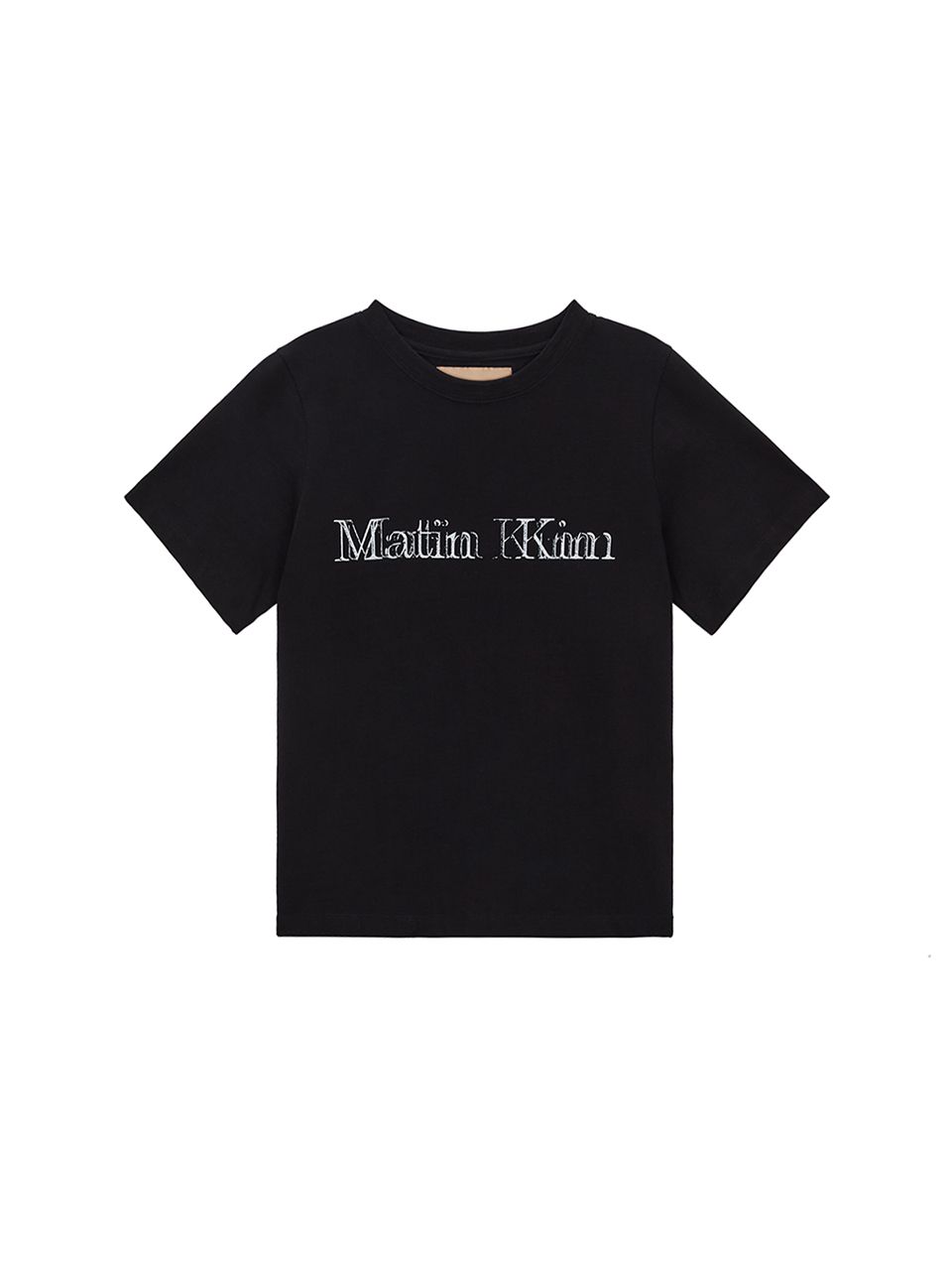 MUSINSA公式 | MATIN KIM SHADOW LOGO TOP IN BLACK