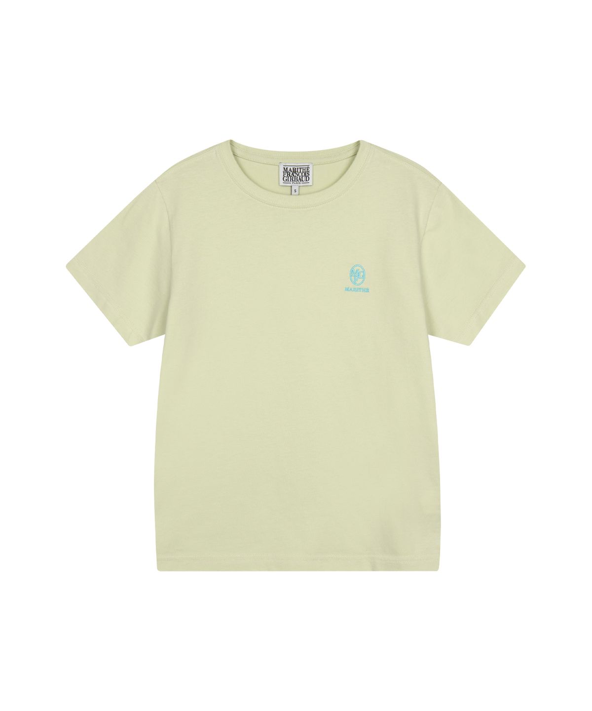 마리떼 프랑소와 저버(MARITHÉ + FRANҪOIS GIRBAUD) W EMBROIDERY LOGO TEE light green