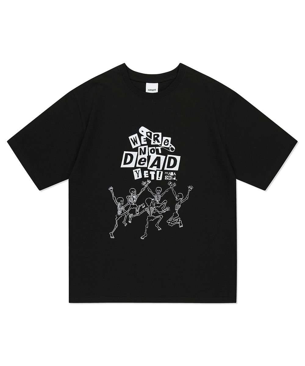 【mahagrid】23SS★ HAPPY SKELETON LS TEE HAPPY SKELETON TEE[WHITE] - MAHAGRID
