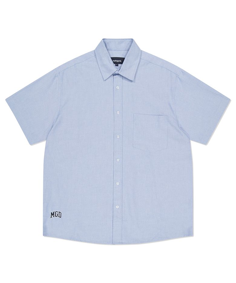 MGD OXFORD HALF SLEEVE SHIRTS SKYBLUE(MG2DMMW341A)