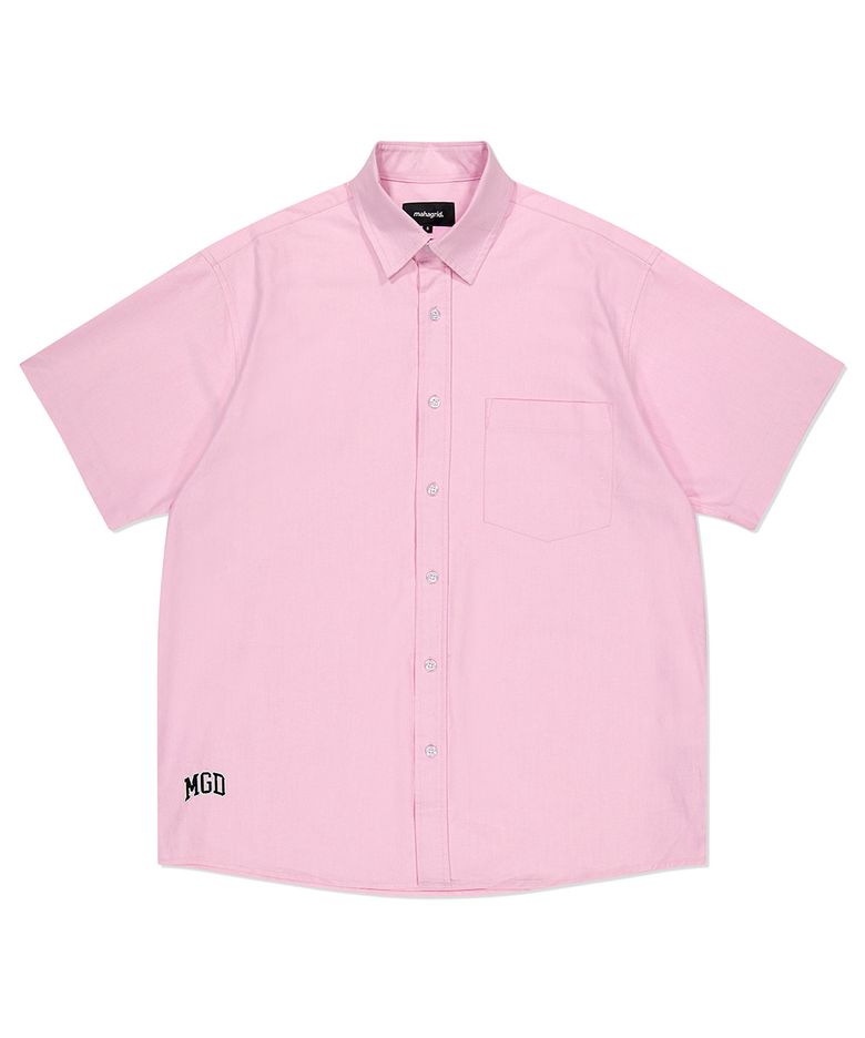 MGD OXFORD HALF SLEEVE SHIRTS PINK(MG2DMMW341A)
