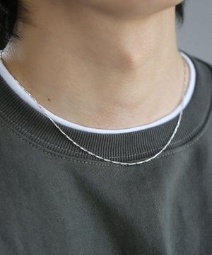 Needle chain necklace (925 silver)