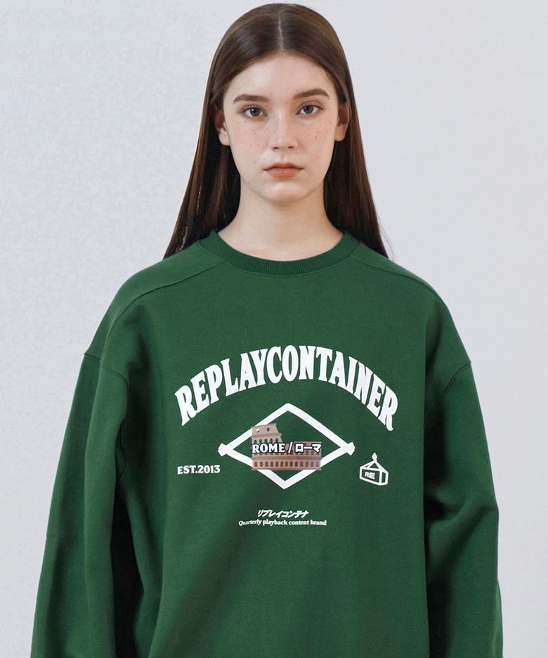 RC® city crewneck ROME (green)