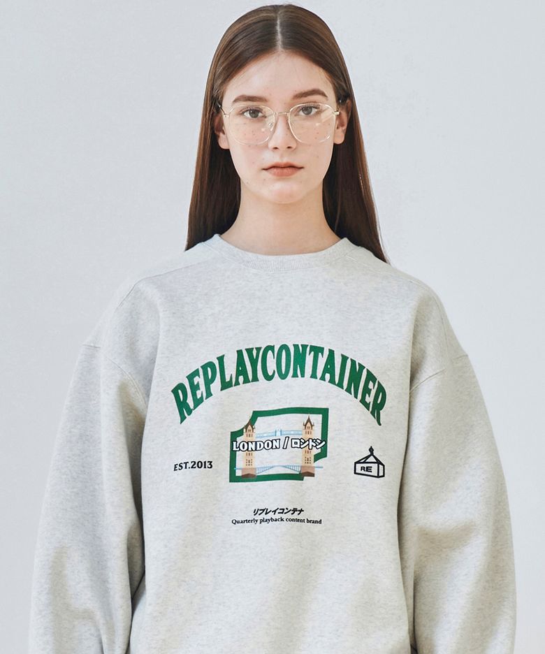 RC® city crewneck LONDON (oatmeal)