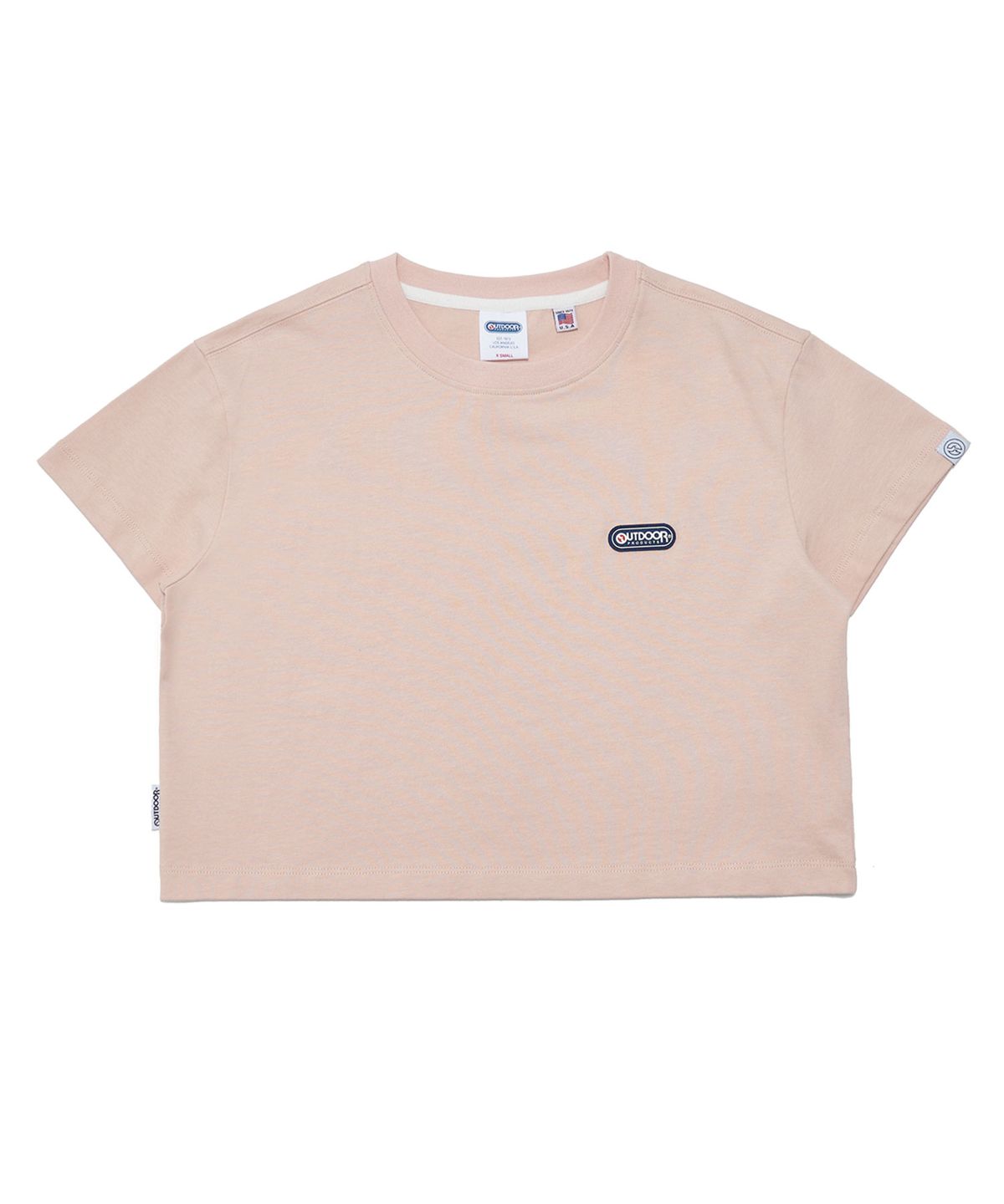 아웃도어 프로덕츠(OUTDOOR PRODUCTS) 여성 백 로고 크롭 티셔츠 WOMENS BACK LOGO CROPPED T-SHIRT