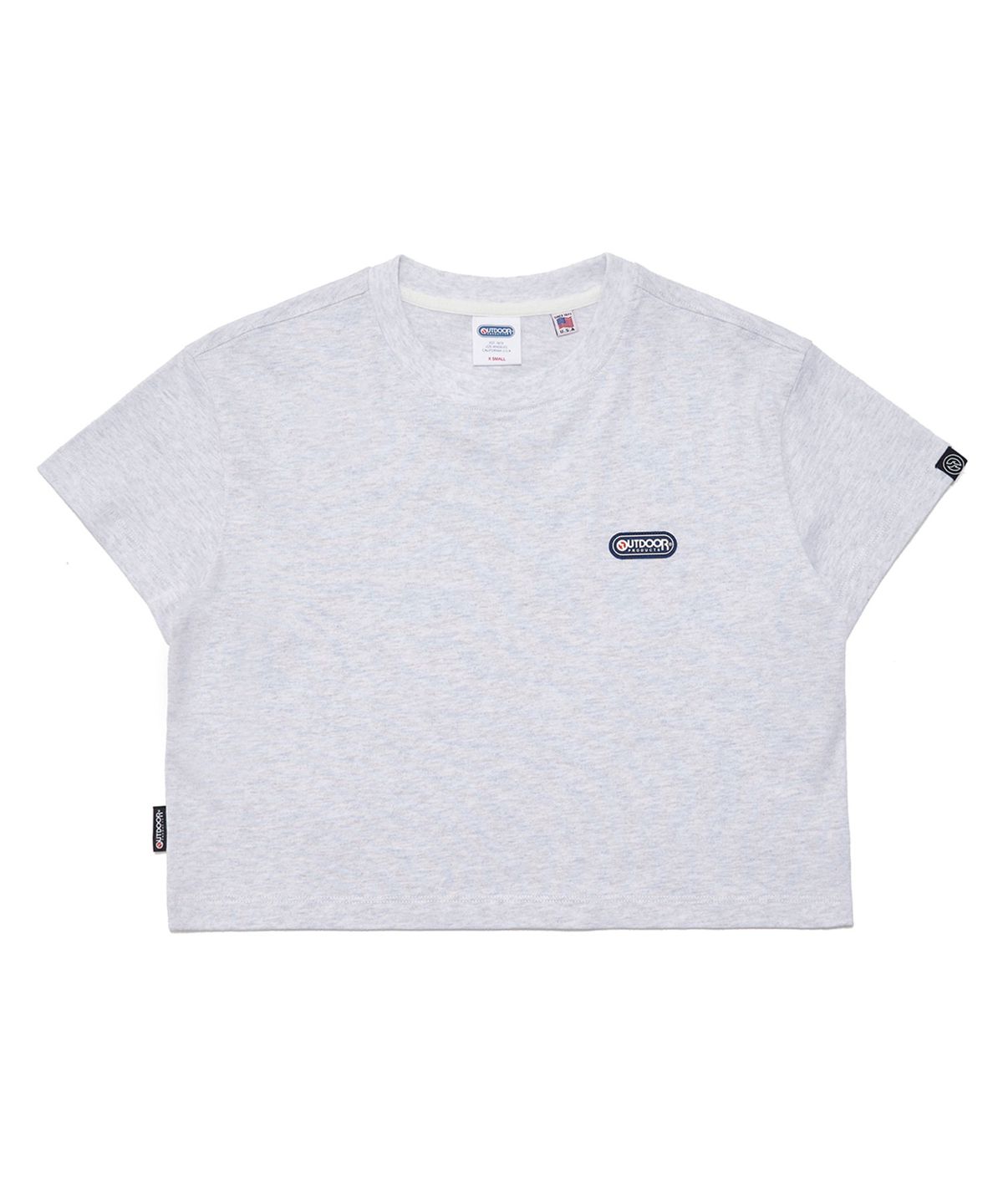 아웃도어 프로덕츠(OUTDOOR PRODUCTS) 여성 백 로고 크롭 티셔츠 WOMENS BACK LOGO CROPPED T-SHIRT