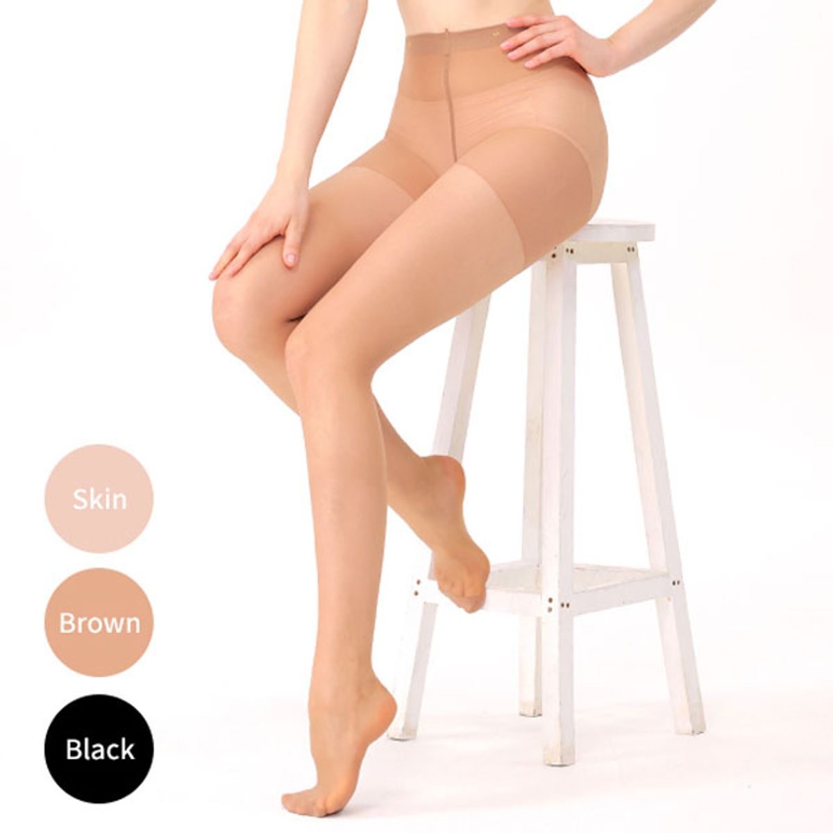 댑(DAB) [2pack] 파워서포트 세미 기능성 압박 스타킹 2매