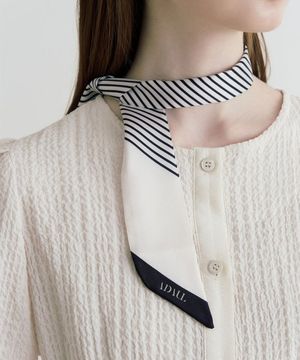다이애그널 어다울 로고 미니 스카프 - 2컬러
