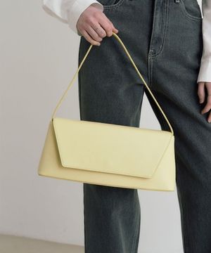 미니멀 롱 스퀘어 가방 - 3컬러