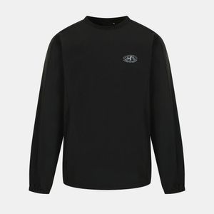 7JC5365 공용 컴포 우븐 라운드 맨투맨 (루즈핏)