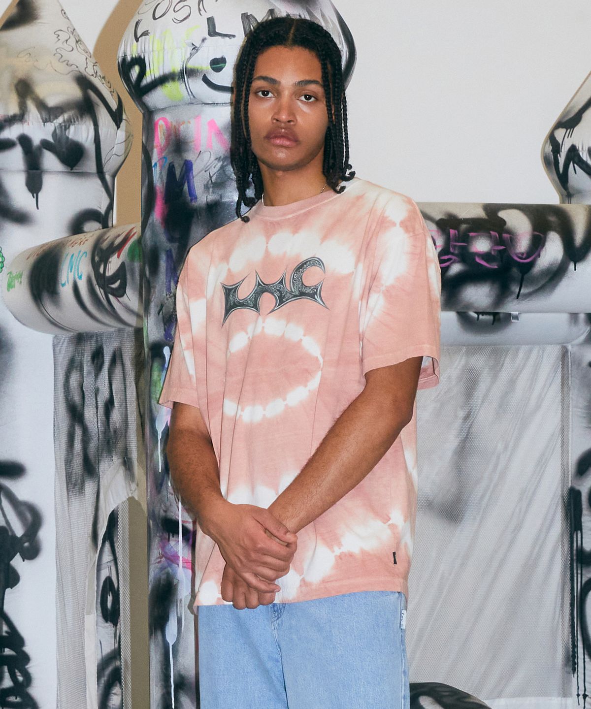 엘엠씨(LMC) TIE DYE GW WINNER TEE coral