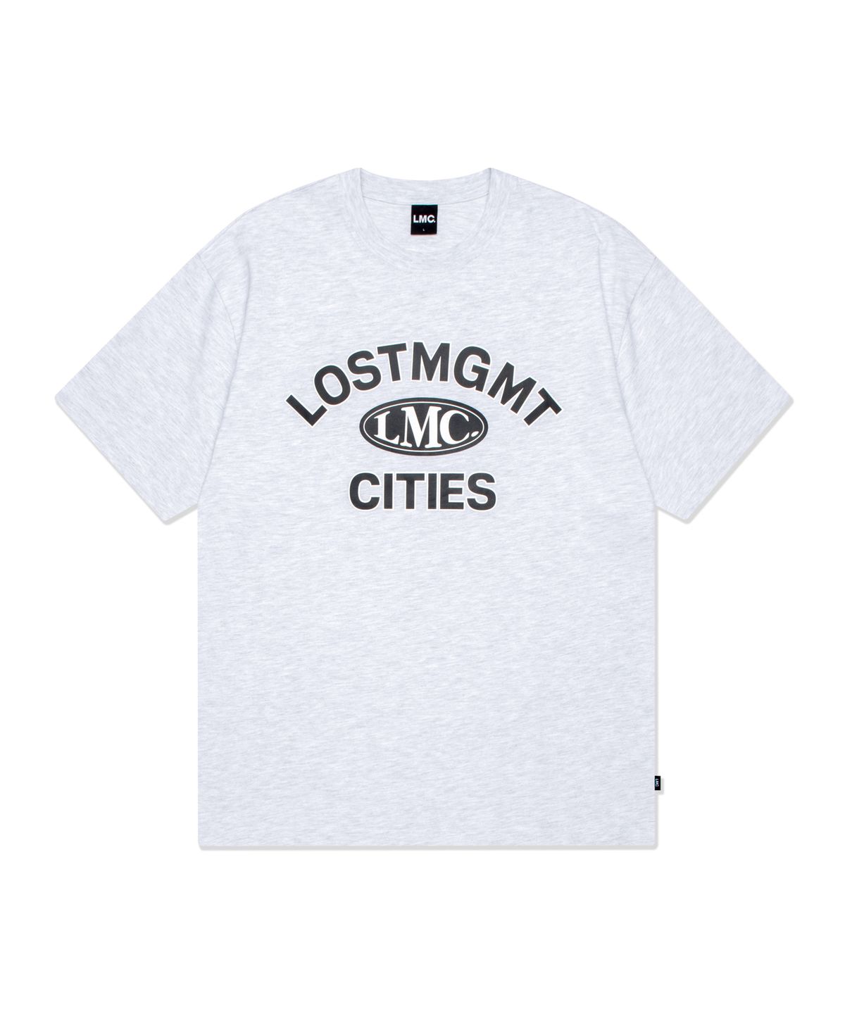 엘엠씨(LMC) ARCH OVAL TEE light heather gray