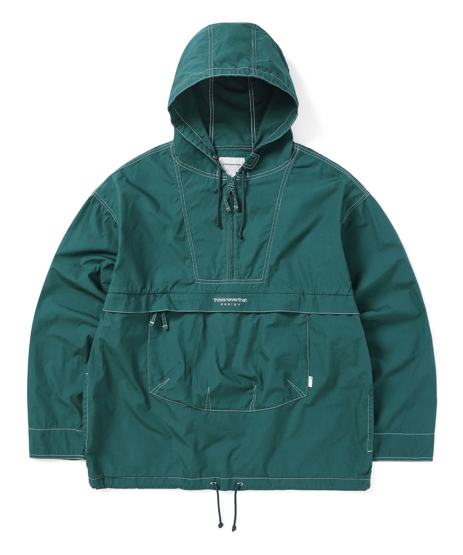 MUSINSA | thisisneverthat Anorak Jacket Teal Green