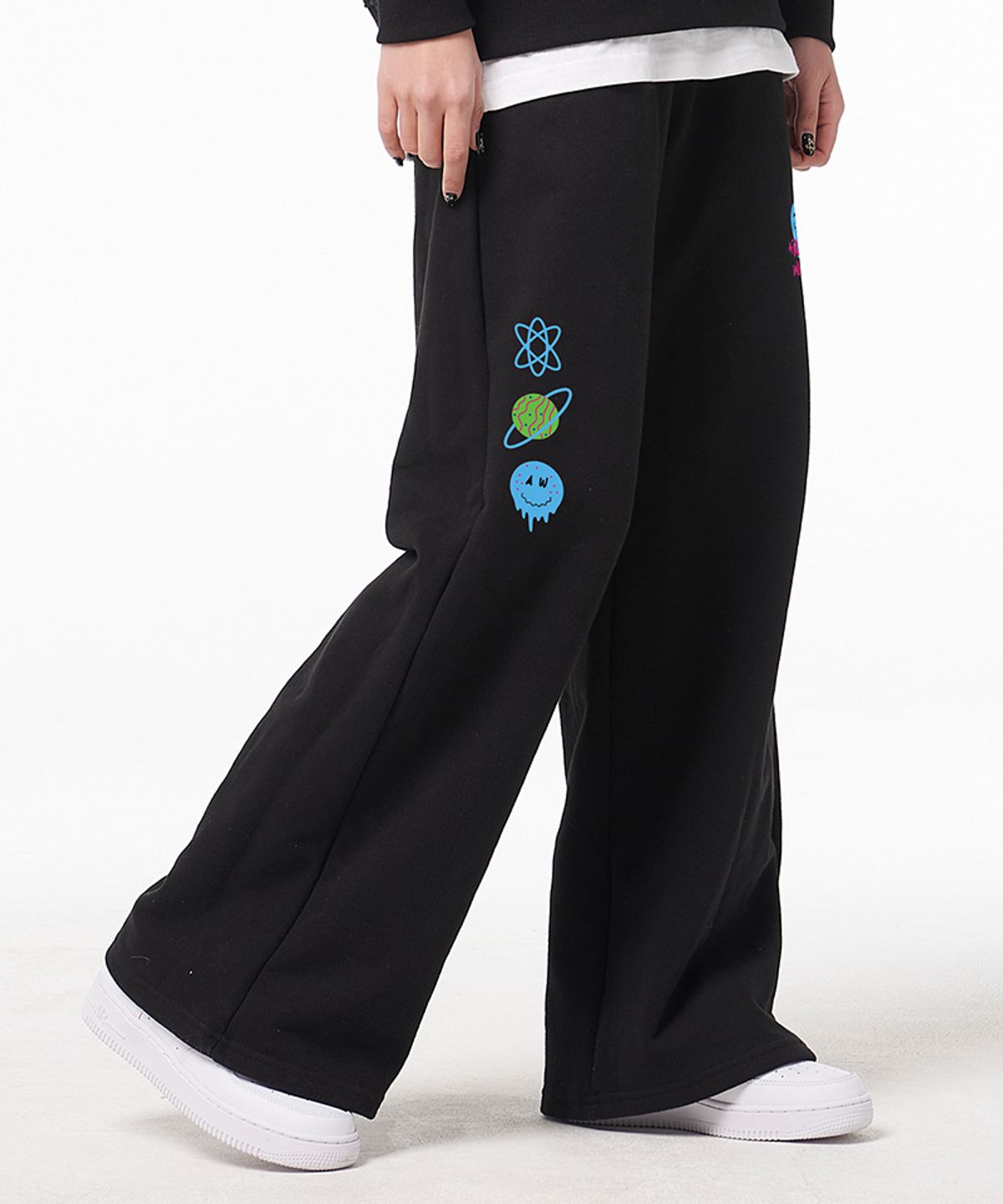 아티스트웨어(ARTISTWEAR) [ATW] 사이키델릭 와이드밴딩 팬츠