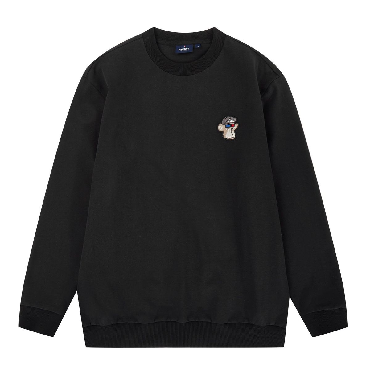 마틴골프(MARTINE GOLF) Basic Sweat Shirts_Black (Men)