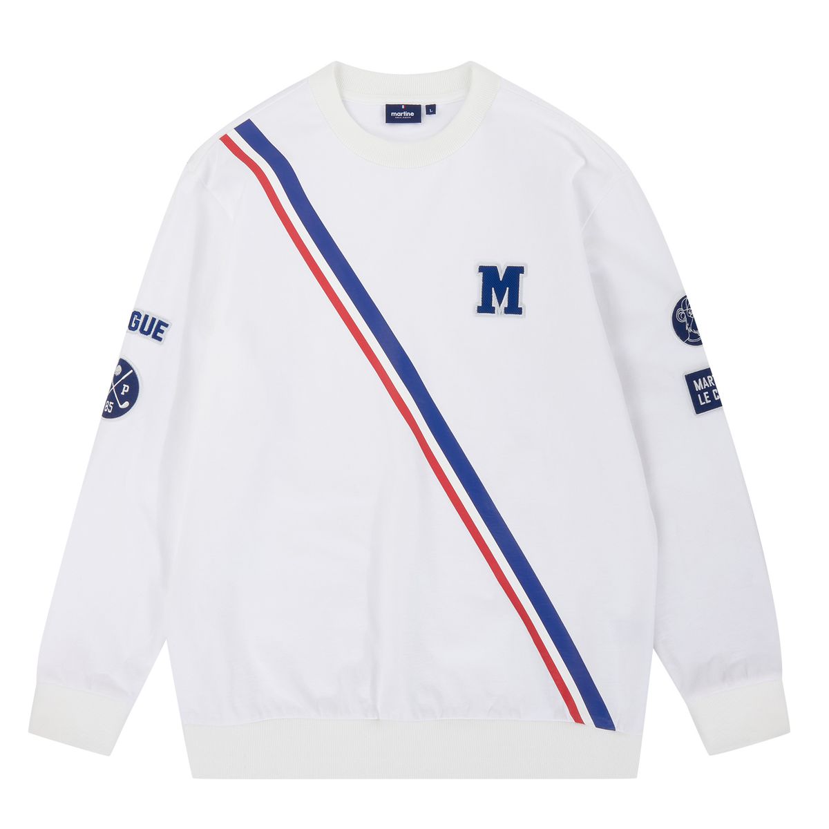 마틴골프(MARTINE GOLF) League Sweat Shirts_White (Men)