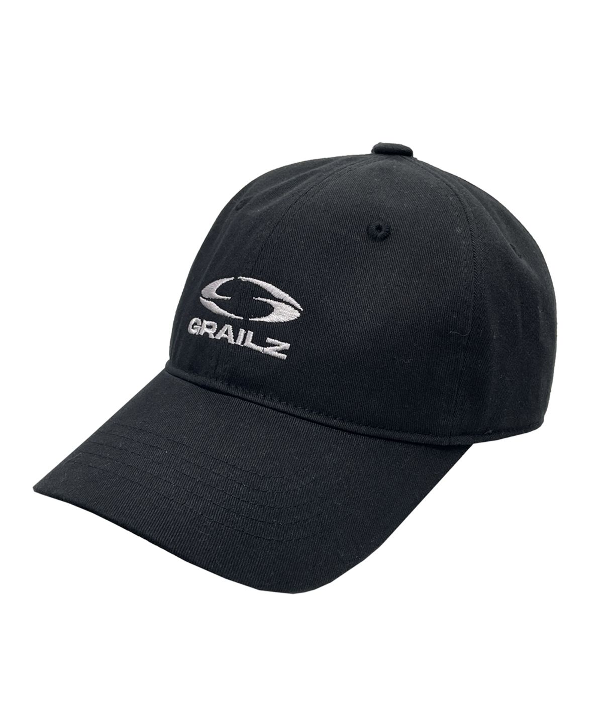 그레일즈(GRAILZ) OVAL LOGO CAP [BLACK]