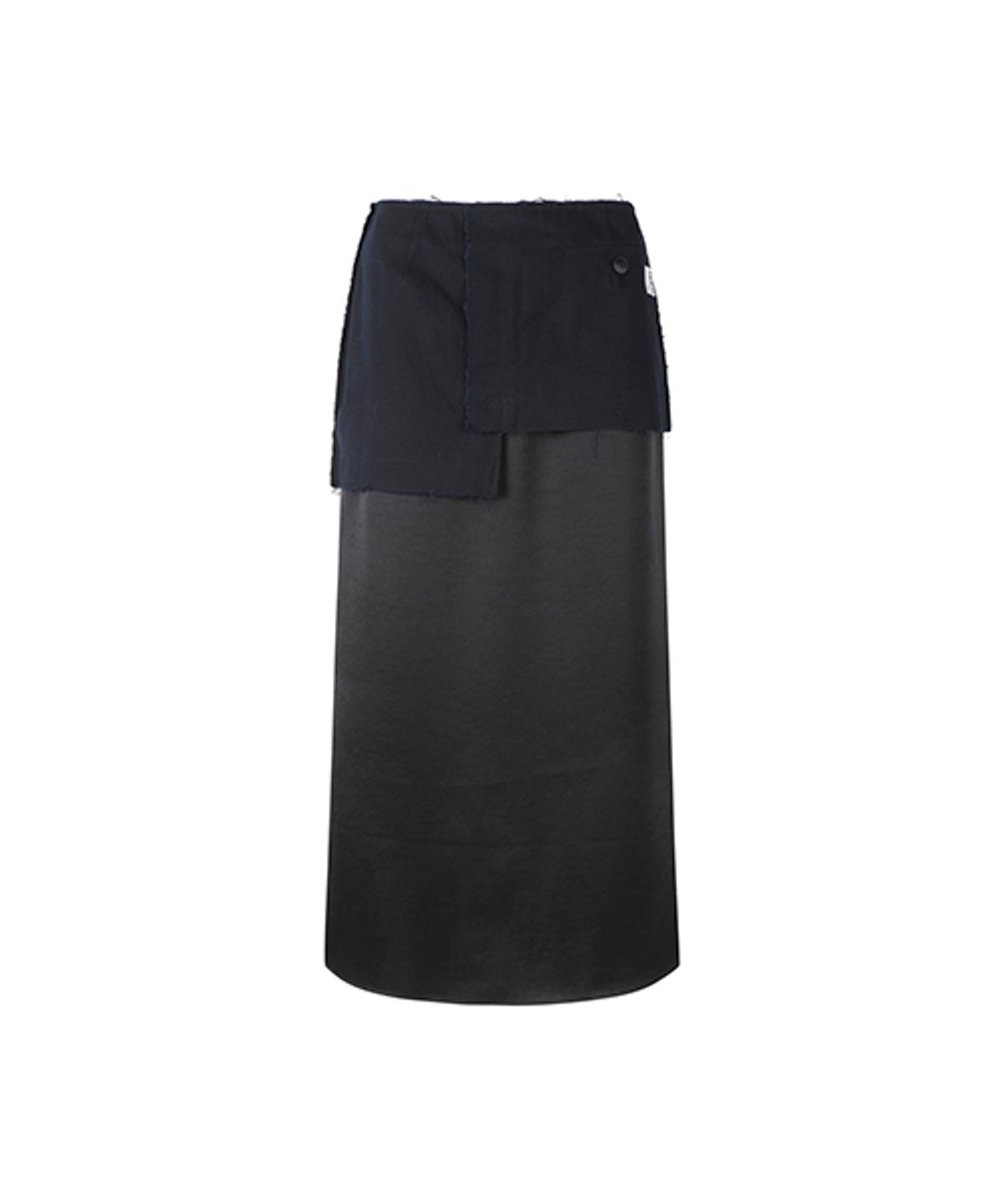 래코드(RECODE) [여성] Lining Patched Long Skirt_RQKAS23572NYX
