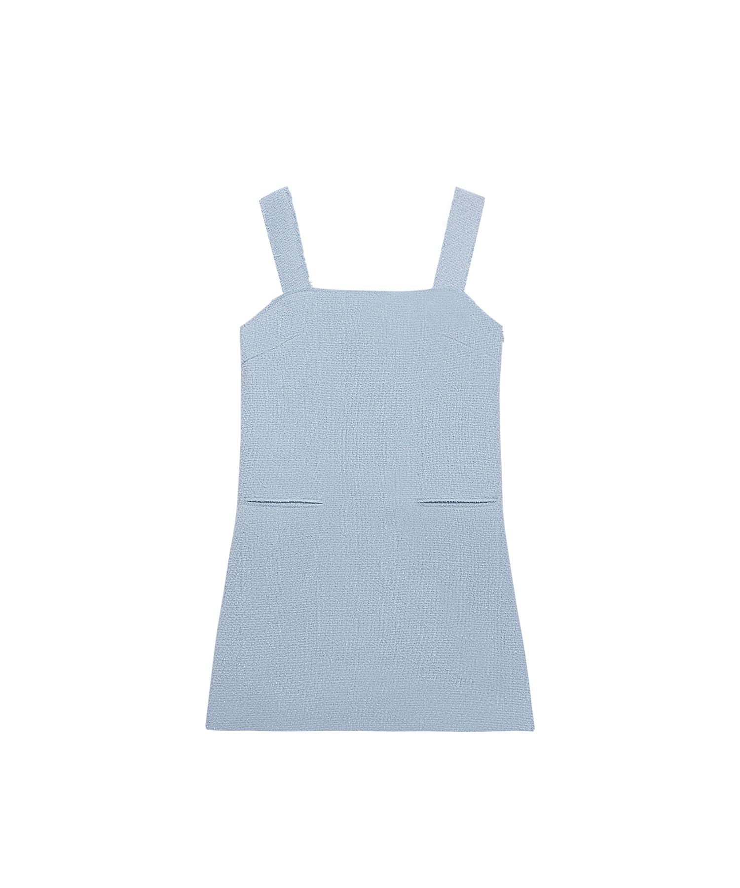 ★送料・関税込★INSTANTFUNK★22SS Tweed mini dres.s★ MUSINSA | INSTANTFUNK Tweed Mini Dress - Blue