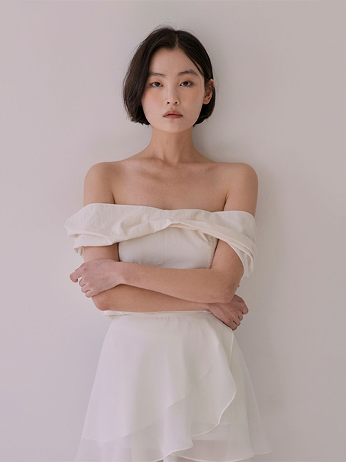 낫 유어 로즈(NOT YOUR ROSE) 샐리 탑 (아이보리)