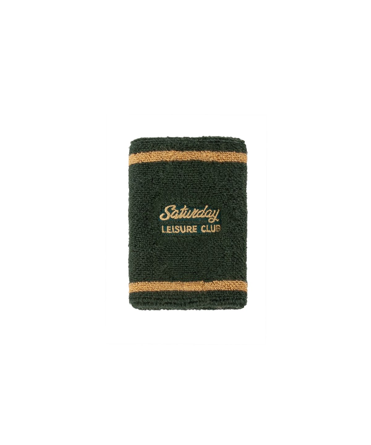세러데이 레저 클럽(SATURDAY LEISURE CLUB) Leisure Wristband - British Racing Green & Mustard