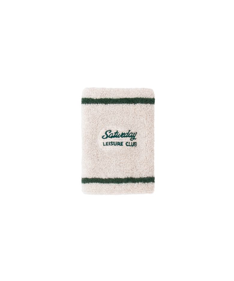 Leisure Wristband - Ivory & British Racing Green
