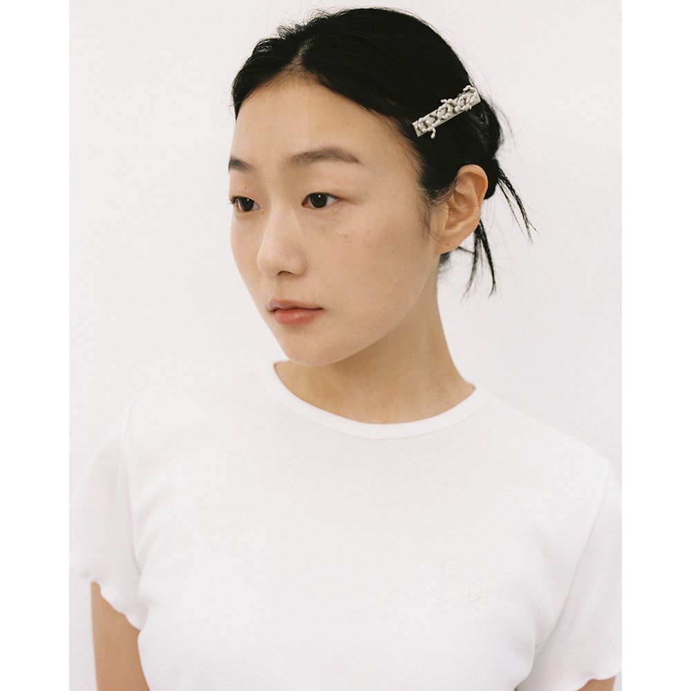 MUSINSA | 999HUMANITY 999 Lettering Clip (Silver)