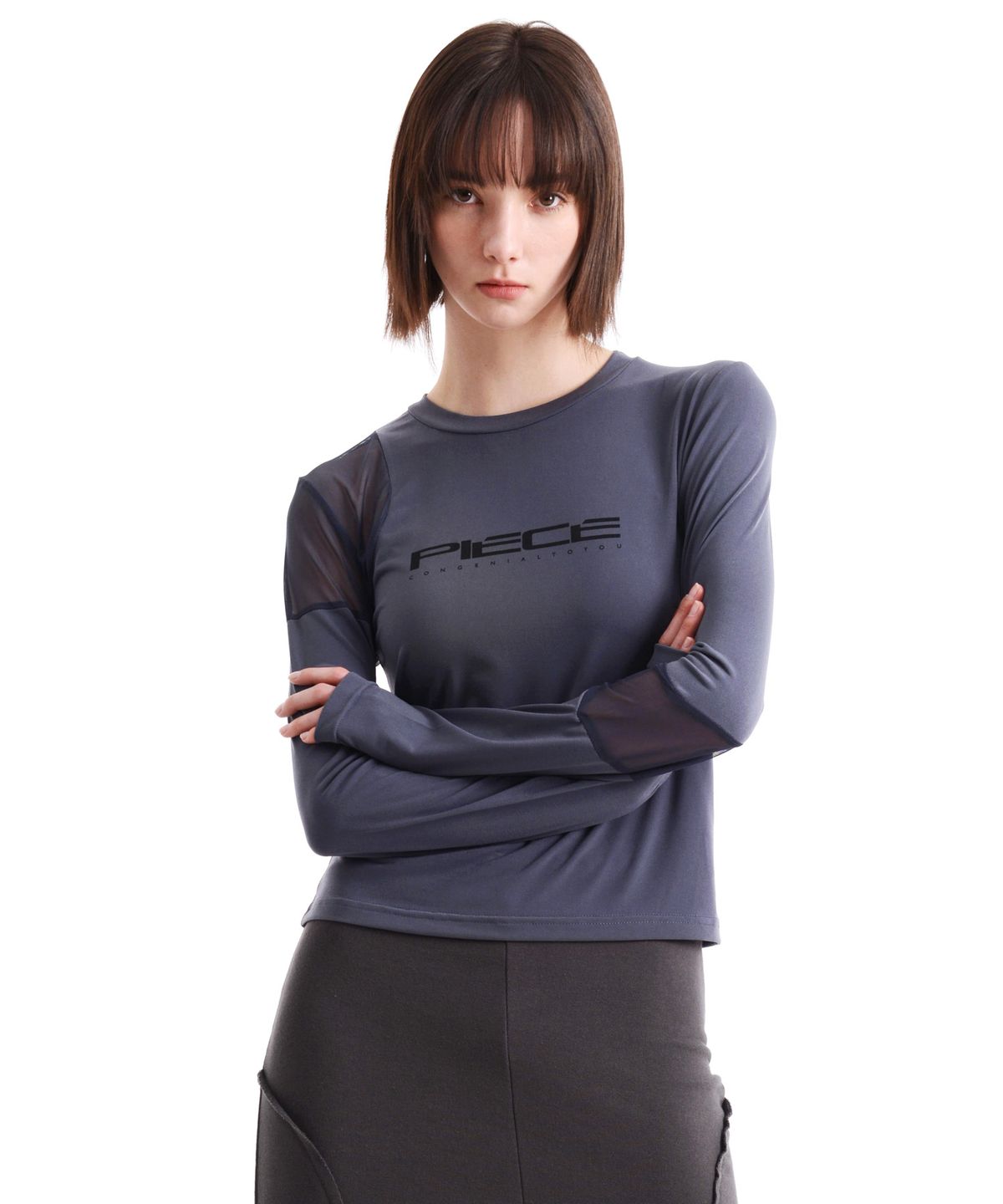 피스메이커(PIECE MAKER) PIECE MESH BLOCK LS (CHARCOAL)