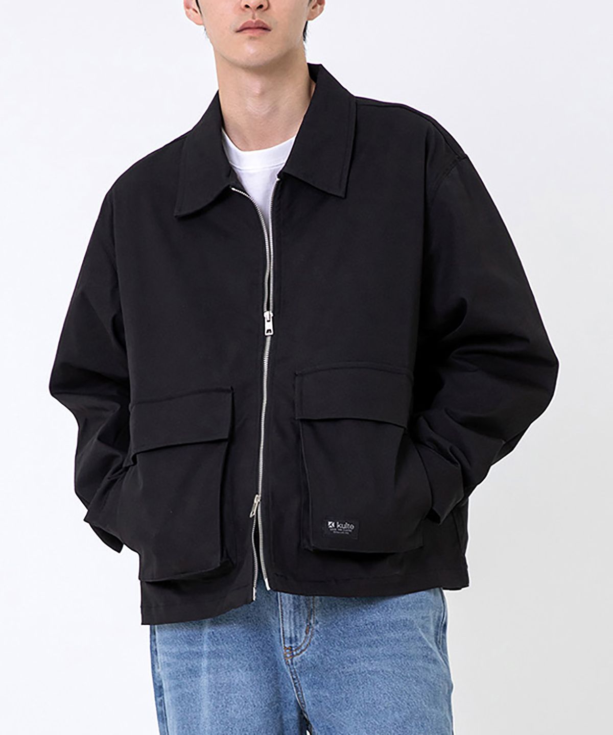 쿨트(KULTE) COTTON UTILITY JACKET 블랙