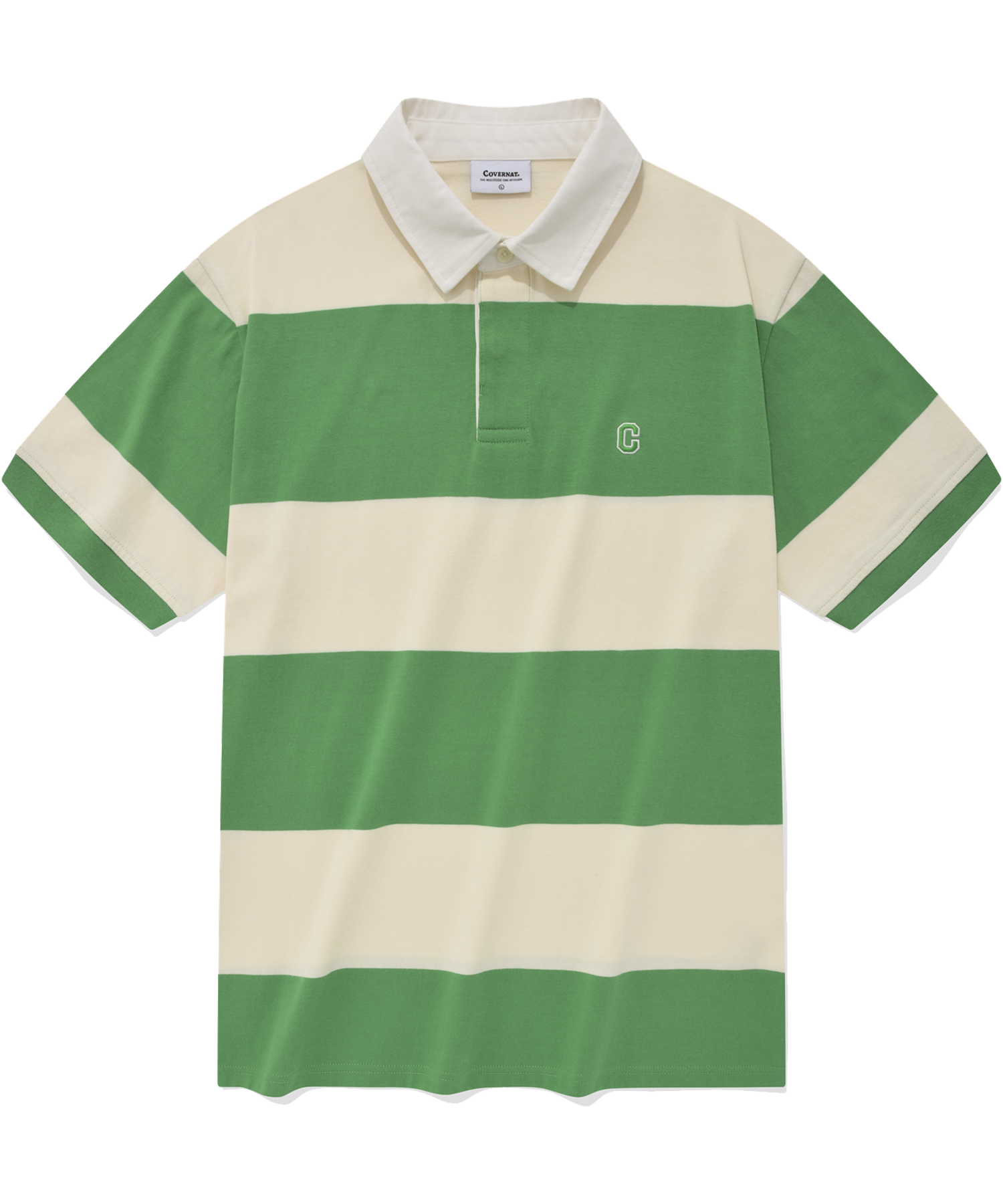 MUSINSA COVERNAT rugby t shirt green