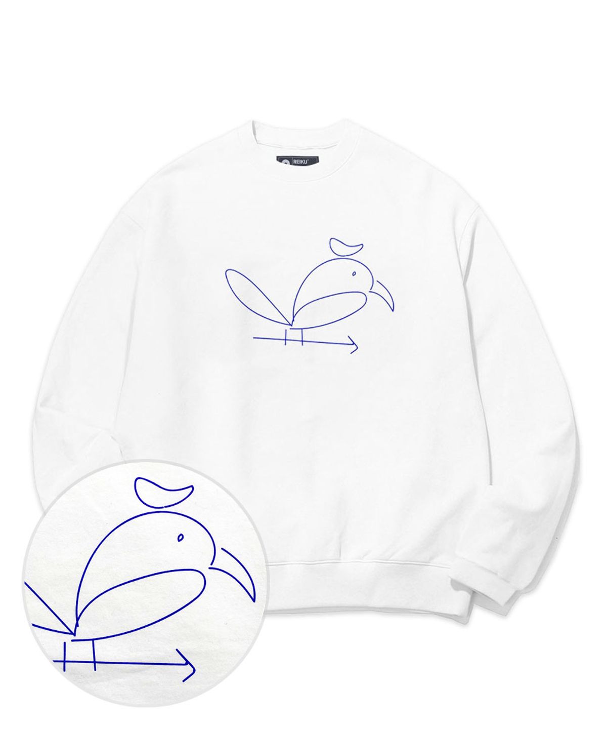 레이쿠(REIKU) rk bluebird mtm white