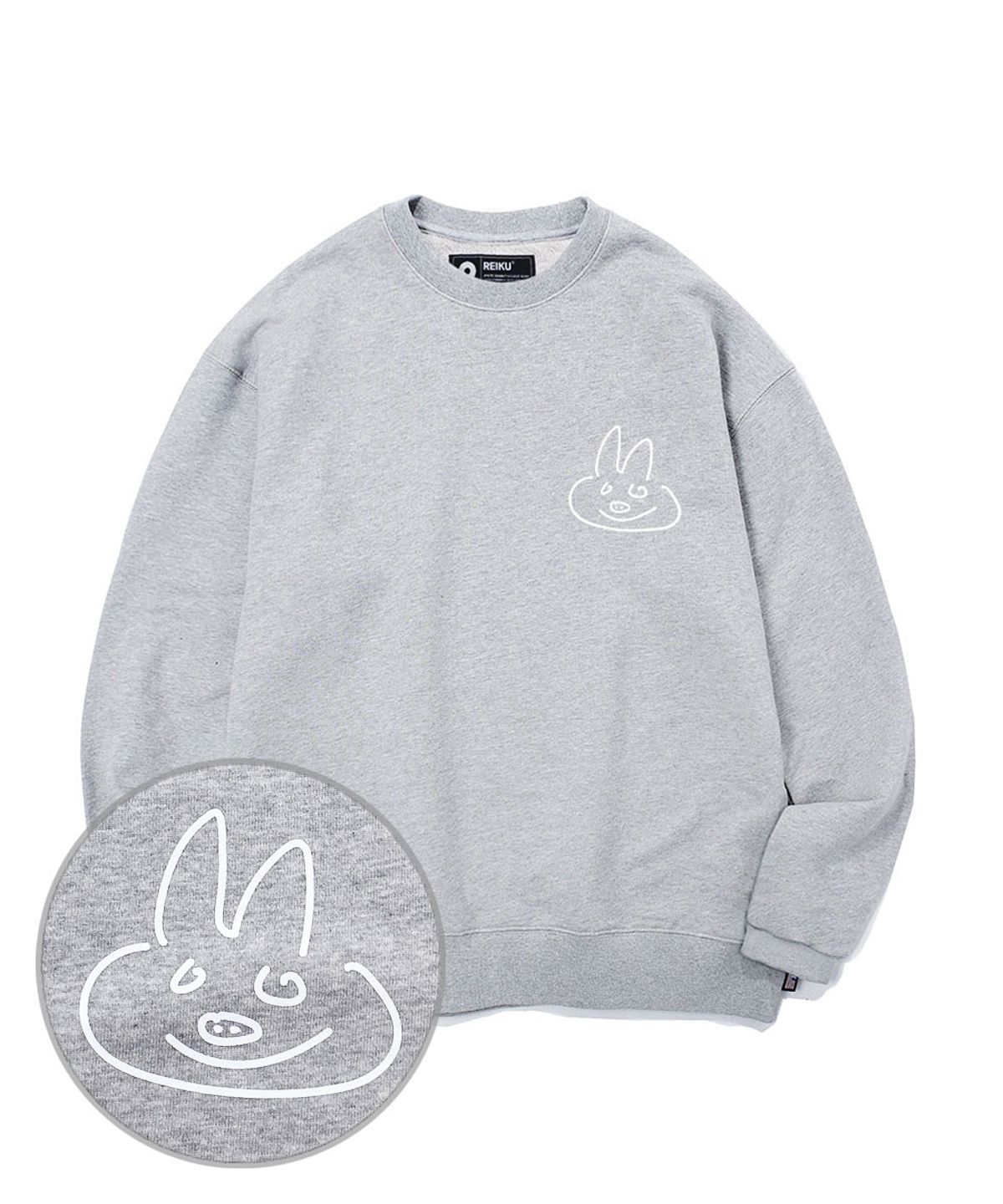 레이쿠(REIKU) rk rabbitpig mtm gray
