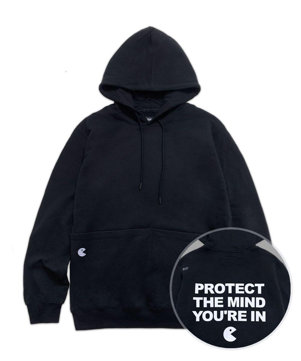 레이쿠(REIKU) rk protect hoodie black