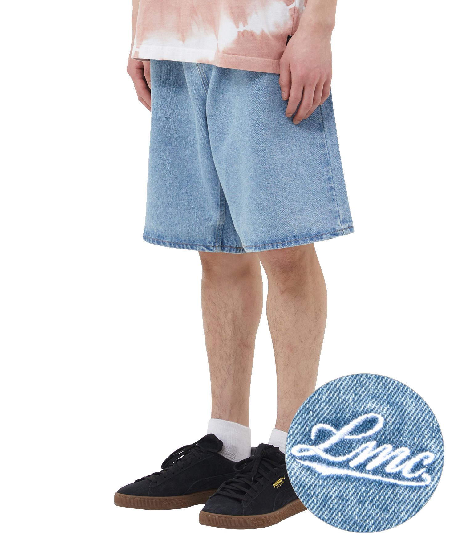 さらに100円引き◆LMC◆CLASSIC WIDE DENIM SHORTS MUSINSA | LMC CLASSIC WIDE DENIM SHORTS light blue