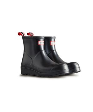 [WOMEN] 플레이 숏 네뷸라 레인부츠 - 블랙