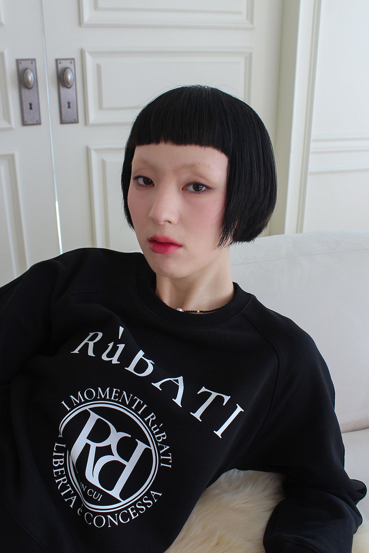 루바티(RUBATI) Arc Rùbati Sweatshirt (BLACK)