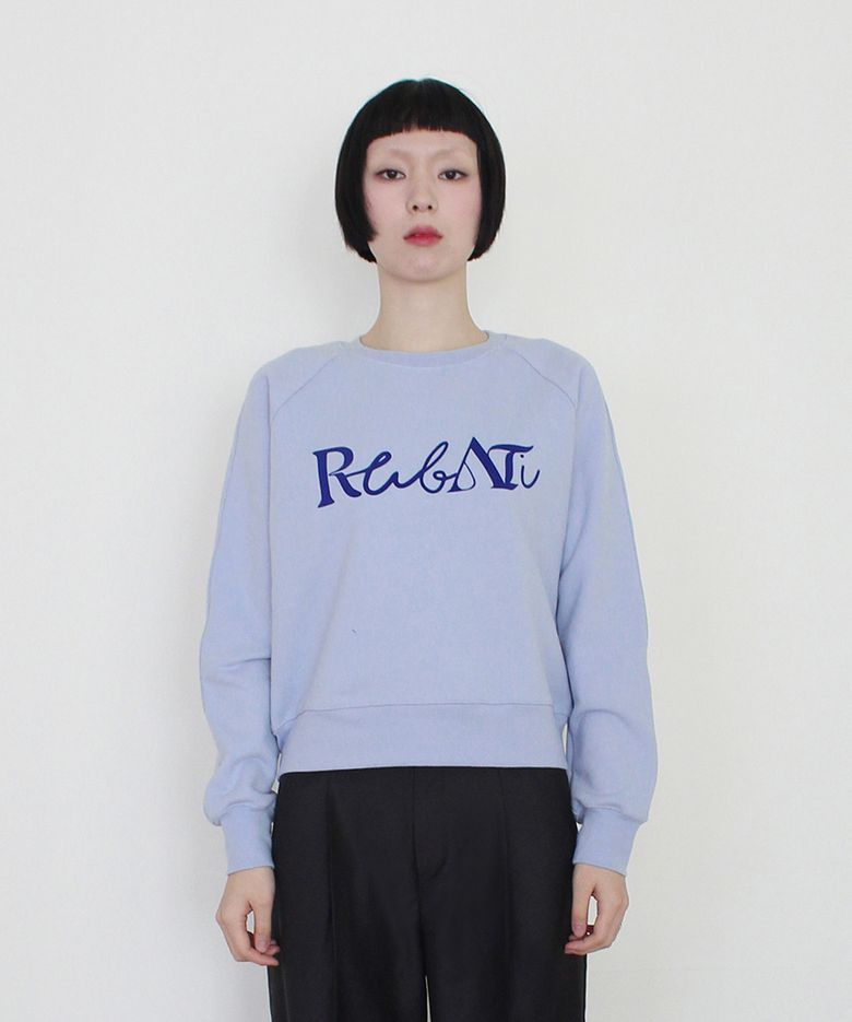 Lettering Logo Sweatshirt (DAWN BLUE)