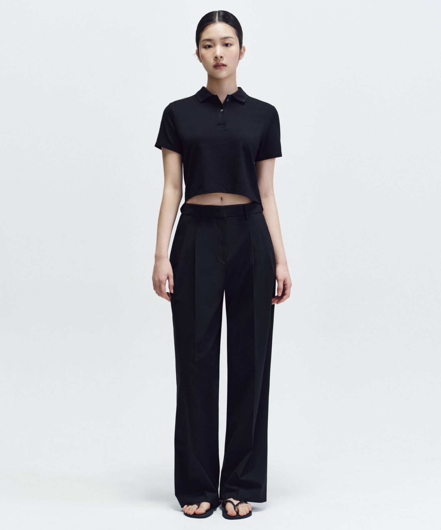 パンツ MUSINSA STANDARD Women's Semi Boot Cut Hidden Banding Slacks MUSINSA | MUSINSA STANDARD WOMAN Women's High-Waist Wide