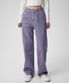 우먼즈 가먼트 다잉 레귤러 핏 데님 팬츠 [퍼플]