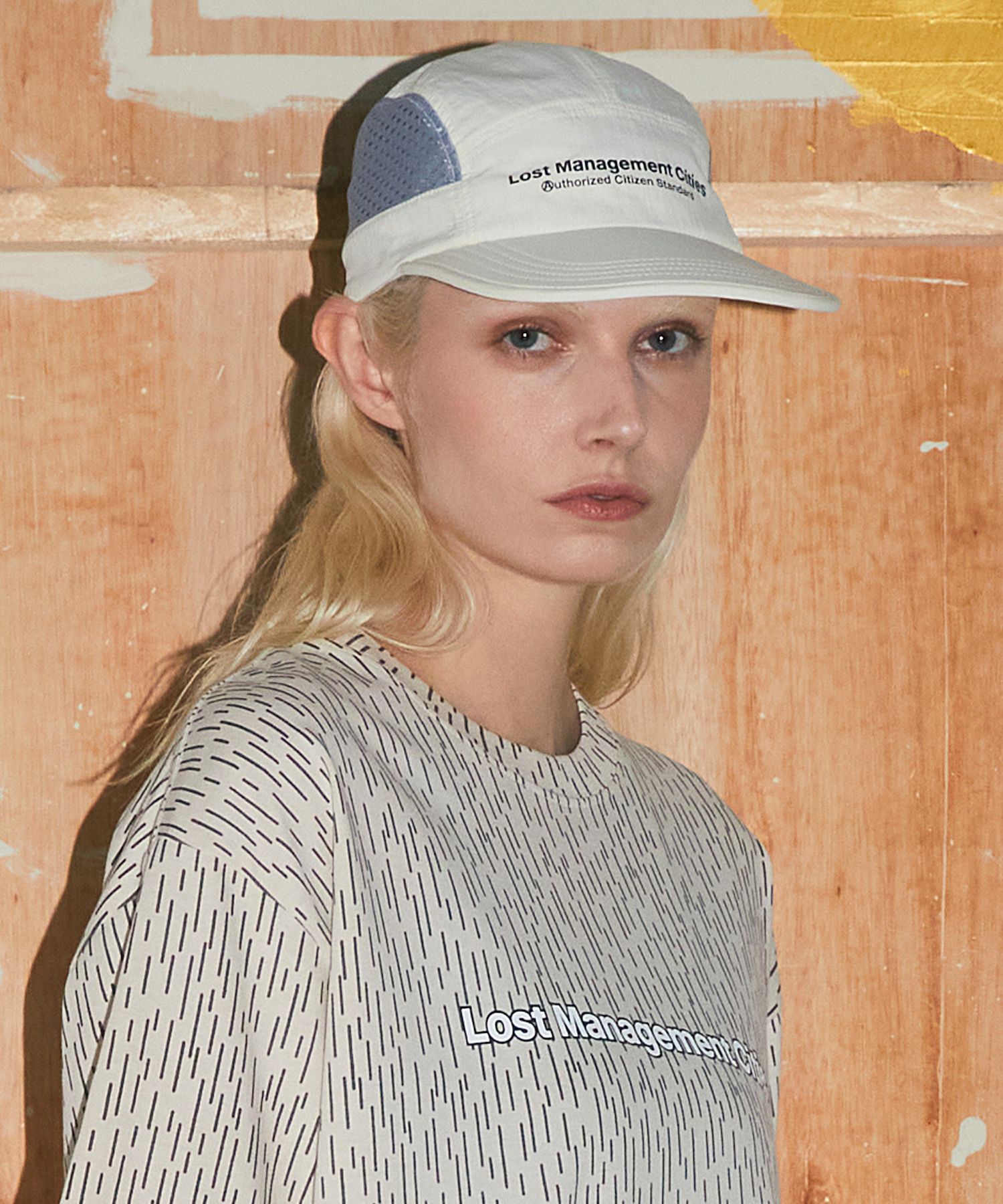 MUSINSA | LMC AUTHORIZED CITIZEN 5PANEL MESH CAP cream