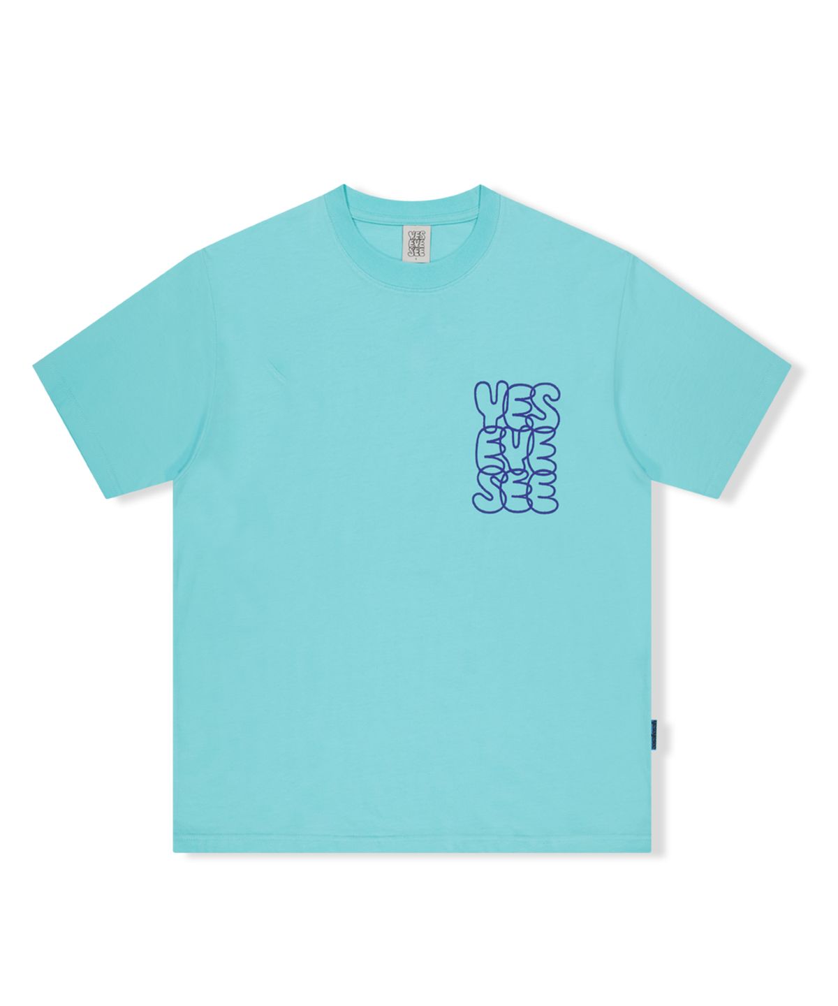 예스아이씨(YESEYESEE) C-Logo Tee Bright Blue