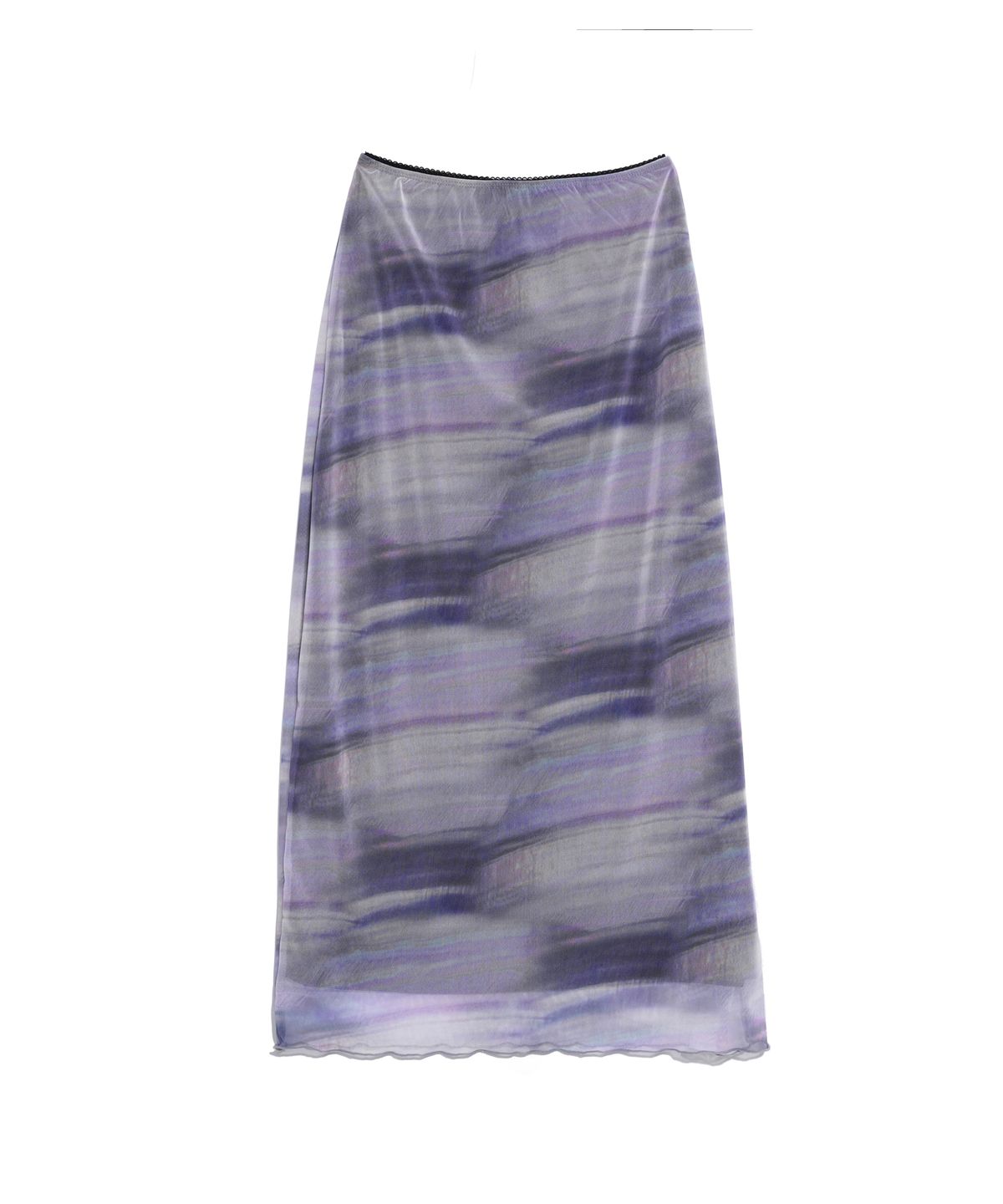 하이스쿨디스코(HIGH SCHOOL DISCO) FOG LONG MESH SKIRT_PURPLE