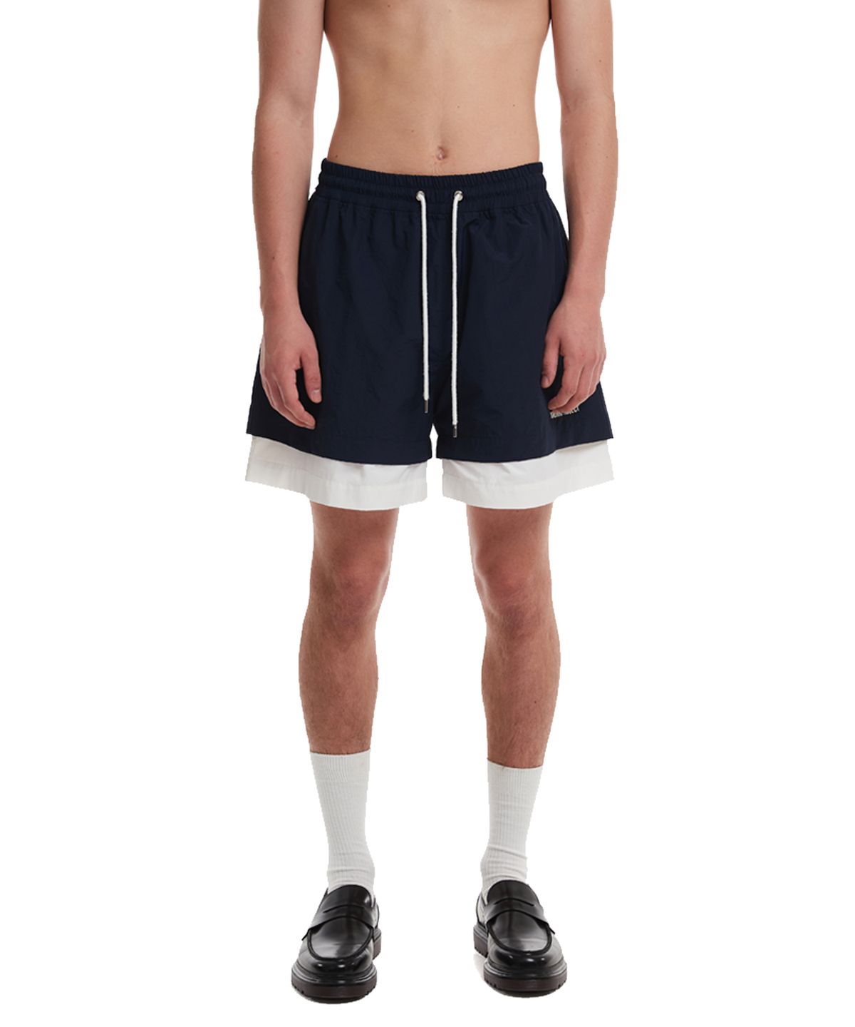 트렁크프로젝트(TRUNK PROJECT) Layered Shorts_Navy